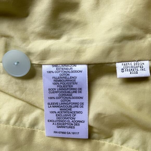 Vintage Sigrid Olsen Jacket Woman's Size Small Petite Light Blue Quilted Sequin - Picture 8 of 8